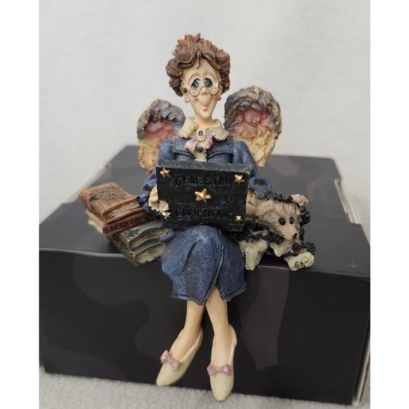 Tiny Treasures Celestial Computing Angle On Laptop Shelf Sitter - Picture 1 of 9
